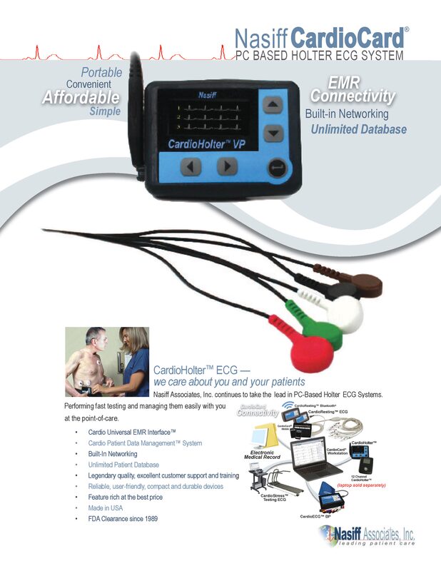 CardioHolter™ Monitoring PC Based ECG Specifications