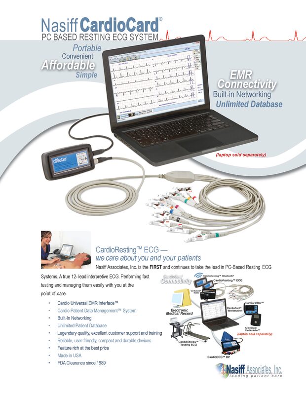 CardioResting™ PC Based ECG Specifications