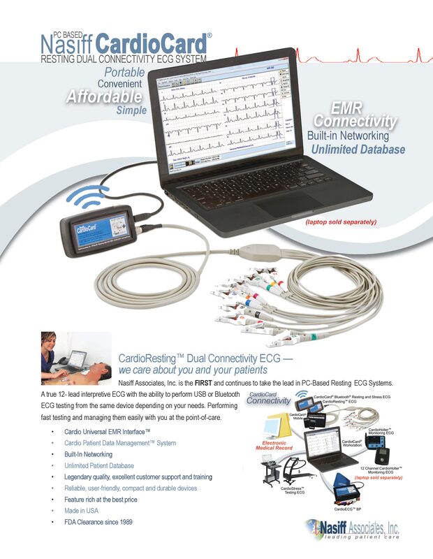 CardioCard® Resting Dual Connectivity PC Based ECG