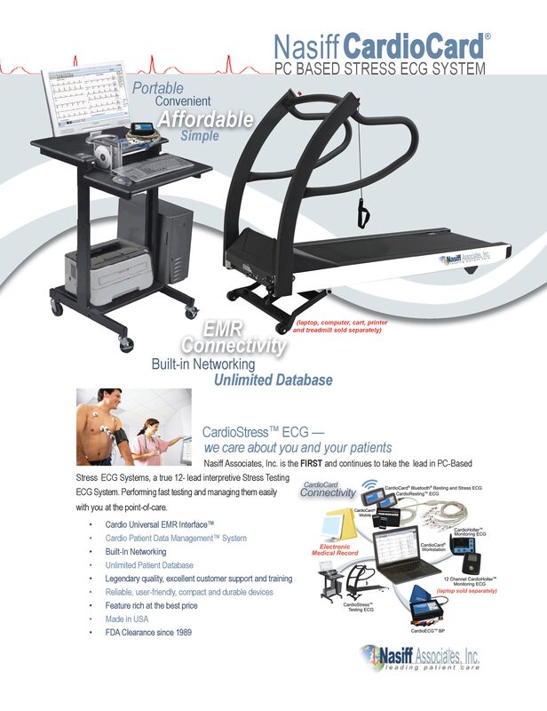 CardioStress™ Testing PC Based ECG Specifications