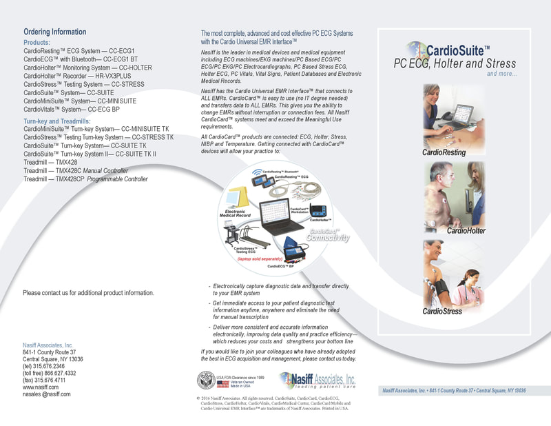 CardioSuite™ PC Based ECG Brochure (Resting, Stress and Holter)