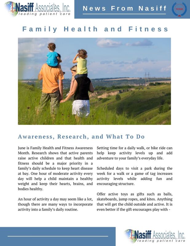 Family Health and Fitness Article